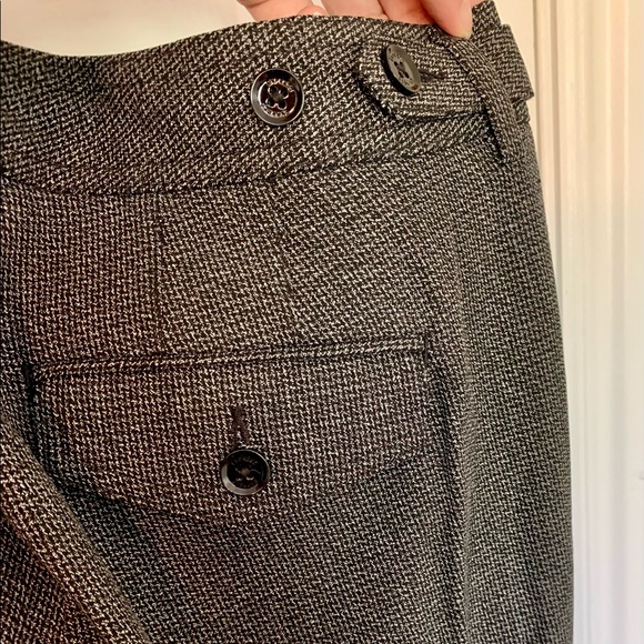 Grey Houndstooth Express Columnist barely boot slacks - Picture 3 of 4